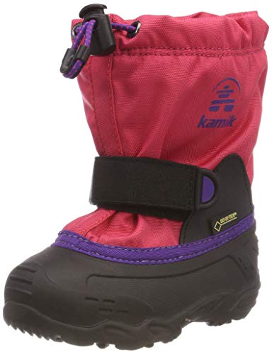 Kamik Waterbugtg, Botas de Nieve para Niñas, Rosa (Dark Rose-Rose Fonce DRO), 22 EU