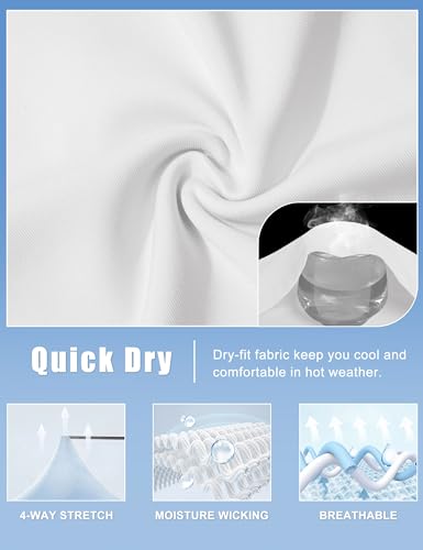 MAGCOMSEN Women's Polos Golf Shirts Short Sleeve UPF 50+ Collared Shirt Quick Dry Tennis Work Athletic Tops3