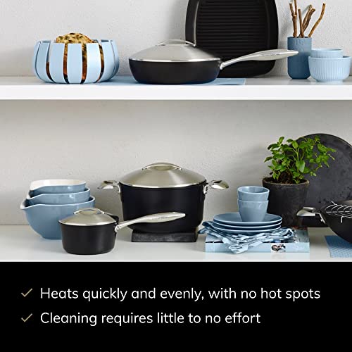 Scanpan Professional 10-Piece Cookware Set - Easy-To-Use Nonstick - Dishwasher, Metal Utensil & Oven Safe - Made In Denmark #TOP4