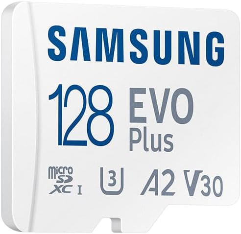 Samsung EVO Plus Micro SD Memory Card (2024) + SD Adapter - 128GB