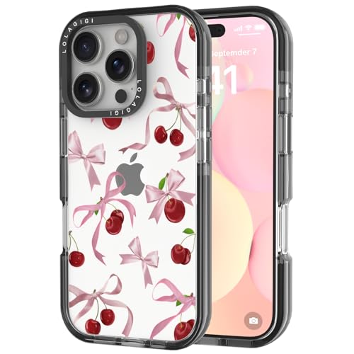 LOLAGIGI Case for iPhone 13 Cute Pink Cherry Bow by LOLAGIGI - Used condition - US$11.05