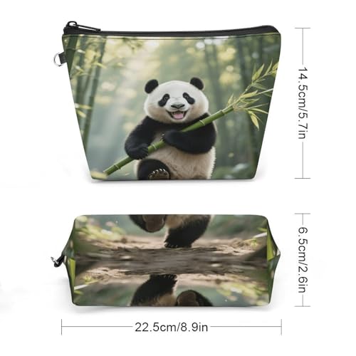 Bolsa de maquillaje de panda, el neceser con cremallera ideal para regalar a madres y amigas 2