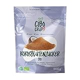 Kokoszucker Kokosblütenzucker Bio - 500g. Kokusblüten Zucker Vegan und Glutenfrei. Cocos Zucker Unraffiniert und Roh. Organic Coconut Palm Sugar.