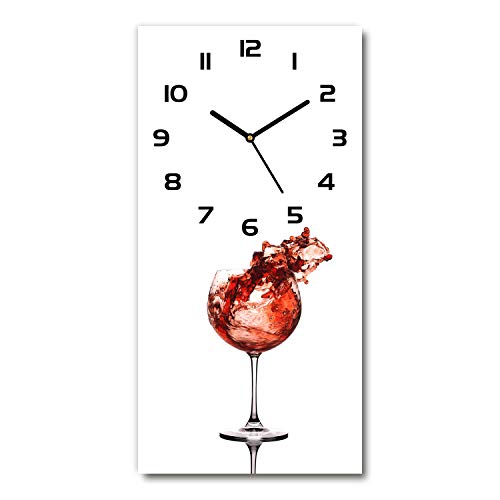 Horloge en verre de sécurité Tulup 30x60cm, impression haute définition et design sur pied - 2