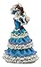 Ebros Dia De Los Muertos Day Of The Dead Traditional Blue Gown Dancer Statue Sugar Skull Vivas Calacas Figurine