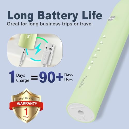 Image of 7AM2M Sonic Electric Toothbrush for Adults&Kids, 8 Brush Heads&Travel Case