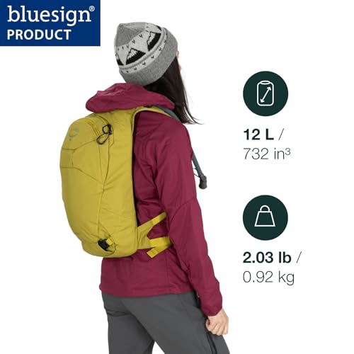 Osprey Glade 12L Ski and Snowboard Backpack with Hydraulics Water Reservoir, Babylonica Yellow - Additional View