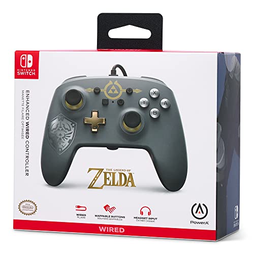 Powera 1518384-01 Controle P/ Nsw Wired Controller Zelda - Hylian Shield - Nintendo Switch