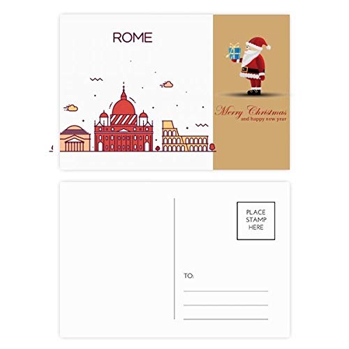 Cartes postales Rome Italie Noël (pack de 20) pour correspondance et collection