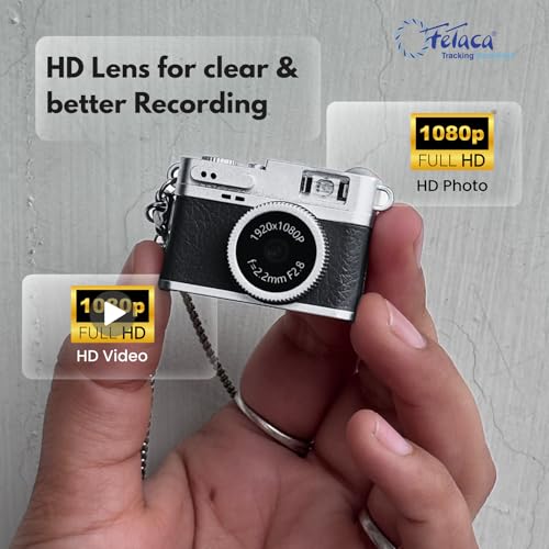 Image of FETACA Mini Digital Camera with Filter Modes, 1080p FHD Video, Flashlight & Keychain | Portable Cute Vlogging Camera for Travel, Gifts & Fun (Green)