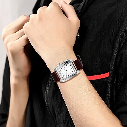 Herenhorloge met twee wijzerplaten en een roestvrijstalen armband. - Bella Events Spain