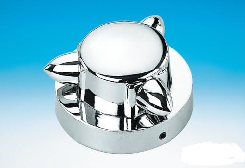 Motorcycle Storehouse 516130 - 66mm Pike Gas Cap Cover, fits Harley-Davidson pre-1974