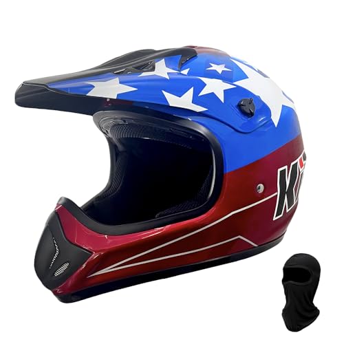 KRN Adult Off-Road Helmet ATV Helmet DOT Approved...