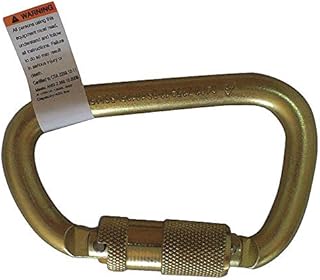 Carabiner, Steel, 4-1/16 in. L, Auto-Lock