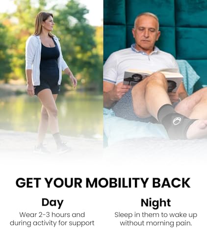 Koprez Plantar Fasciitis Sleeve - Plantar Fasciitis Relief, Plantar Fasciitis Socks, Ankle Compression Sleeve, Ankle Support for Women, Plantar Fasciitis Brace, Ankle Sleeve, Ankle Support Men - Thumbnail 7