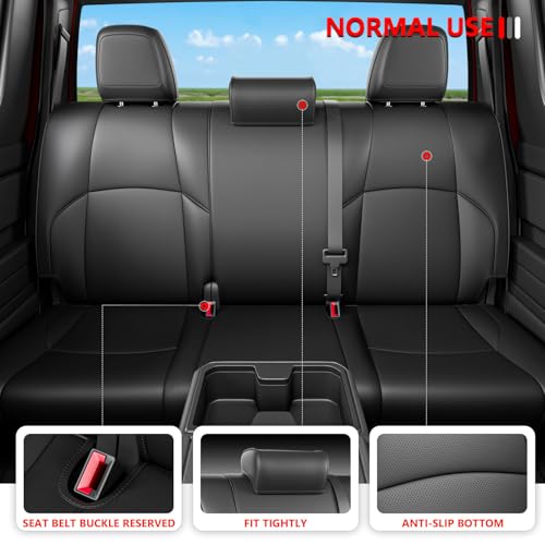 PTYYDS Seat Covers Compatible with 2024-2026 Toyota Tacoma by PTYYDS - Used condition - Image 4