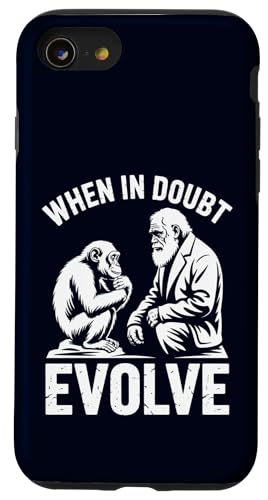 When In Doubt Evolve Funny Evolution ���[���A �I�^�N �X�}�z�P�[�X iPhone SE (2020) / 7 / 8 �p