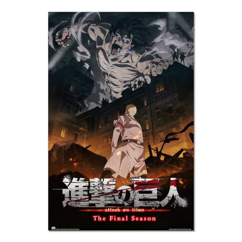 Grupo Erik Ataque a los Titanes Assault Póster - 35.8 x 24.2' / 91 x 61.5 cm - Se envía enrollado - Pósteres geniales - Póster artístico - Pósteres e impresiones - Pósteres de pared (GPE5834)