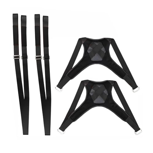 SENRISE 2-Person Moving Straps, Ergonomic Lifting System to Move Furniture Safely, 400kg/882lb Capacity Reinforced Mover Straps for Mattress Sofa Washer, Black