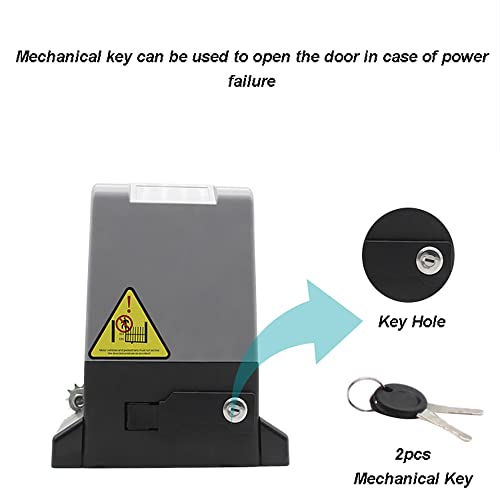 Imeshbean 4000Lb Automatic Sliding Gate Opener App Control With 4 Remotes,750W Electric Sliding Gate Opener Automatic Motor Remote Kit With Wireless Keyboard For Sliding Gate Opener Up To 40Ft thumb #5