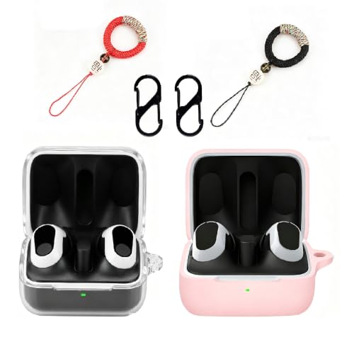 �i2�jFor INZONE Buds WF-G700N �P�[�X �J�o�[�yYLPINGAA�z���C�����X �C���[�z�� �ی�J�o�[ �V���R�� �P�[�X ���^ ����~�� ��LED���C�g �ϏՌ� �h�� �h�o ���[ �S�ʕی� �[�d�֗� INZONE Buds WF-