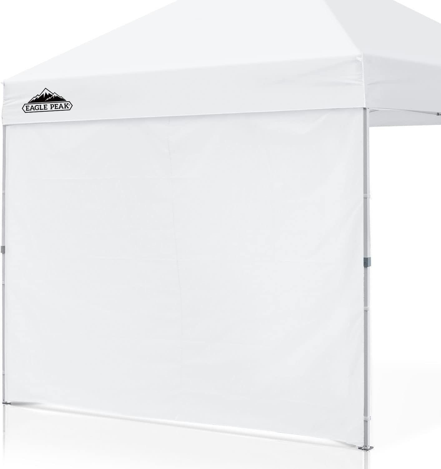 EAGLE PEAKInstant Canopy SunWall for EAGLE PEAK 10x10 Commercial Pro Instant Pop-up Canopy, 1 Pack Sidewall, Universal, White