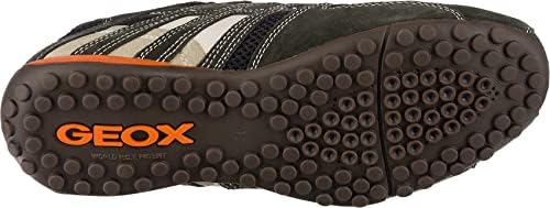 Geox Men's Snake 96 Fashion Sneaker,Dark Grey/Off White,42 EU/9 M US | Image 5