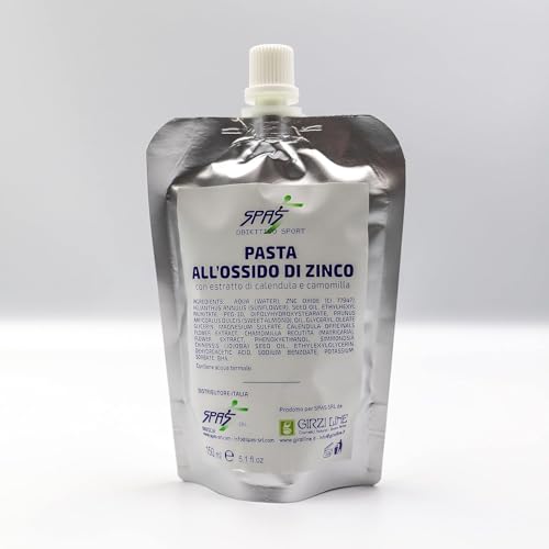 CREMA (pasta) ALL'OSSIDO DI ZINCO - 150 ML - MADE IN ITALY