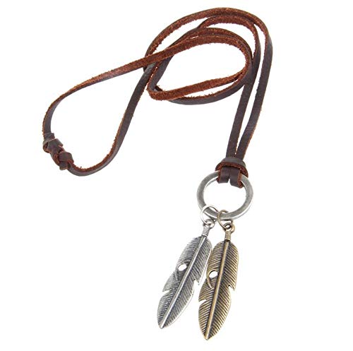 40Pcs Mixed Antique Bronze/Antique Silver Feather Charms Pendants Jewelry Making Accessories Diy #TOP5