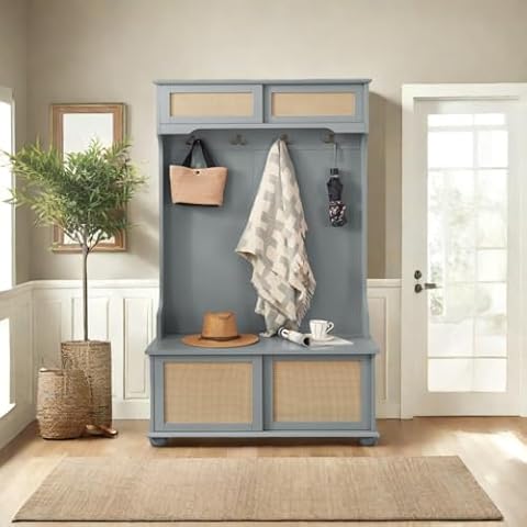 ChicFurnit Hall Tree Bench Cover