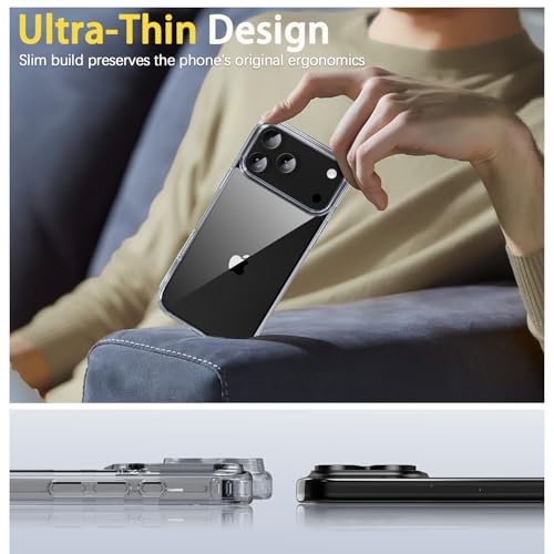 PinLiSheng for iPhone 17 Pro Case Clear - image 8
