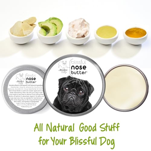 Image of The Blissful Dog Black Pug Unscented Nose Butter, 16oz