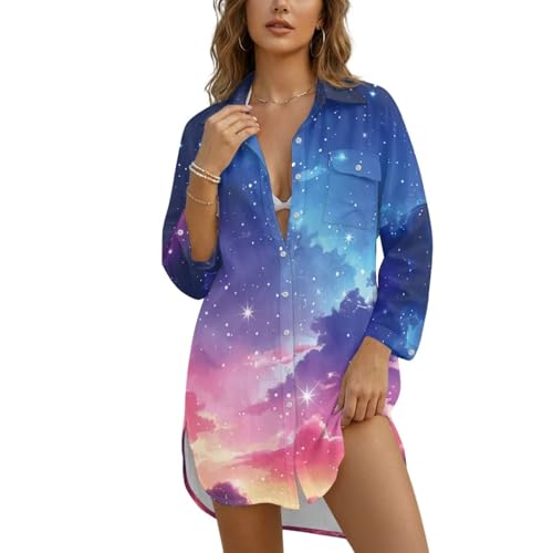 Salida de baño de longitud media para mujer que cubre con elegancia el traje de baño