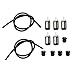 HURI 1.5Feet Fuel Line Grommets Fuel Filter for Stihl BG75 BR320 FC75 FS40 FS56 FS80 FS85 HL75 HS80 HT75 KM85 SR320 SR340 SR400 SR420