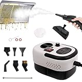 Nettoyeur à vapeur puissant de 2500W : Ce nettoyeur vapeur portable génère une vapeur à haute température de 100 °C (212 °F) en seulement 15 secondes après son chauffage, permettant d'éliminer rapidement la saleté tenace et la graisse dans la cuisine, rendant votre maison comme neuve.