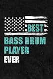  Password book Funny Percussion Best Bass Drum Player Ever Drummer Saying: Xmas,2021,Christmas Gifts,2022,Thanksgiving,Halloween,My password journal,Password book for men