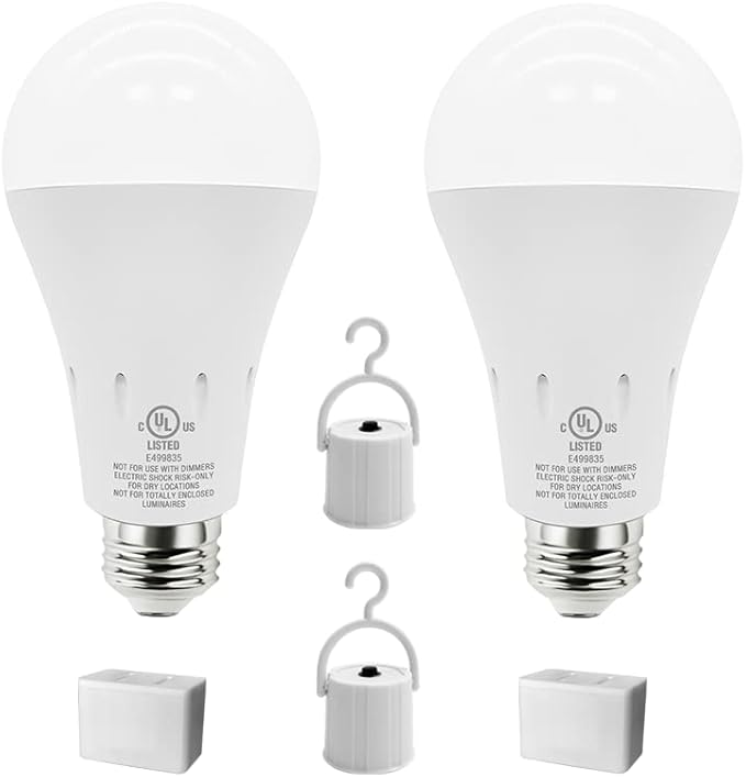 JackonLux Emergency Lights for Home Power Failure Emergency Light Bulb