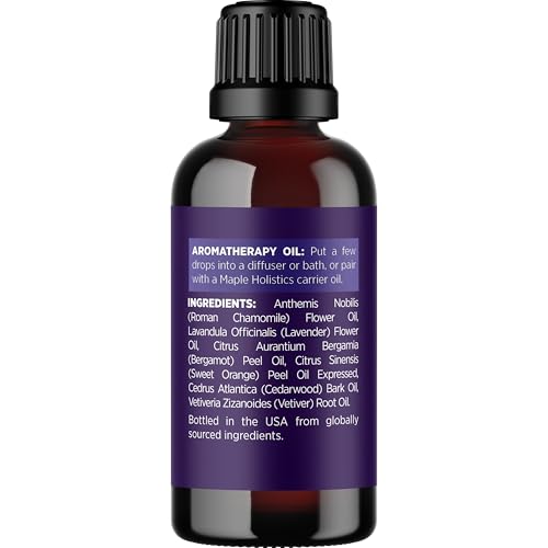 Image of Sleep Essential Oil Blend for Diffuser - Snooze Blend Essential Oil for Sleep with Lavender Roman Chamomile Cedarwood and More - Aromatherapy Oil Blend for Peaceful Nighttime Relaxation