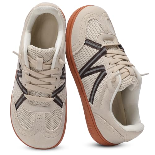 XIHALOOK Wide Sneakers Barefoot for Women Slip on Walking Shoes Beige, 10 by XIHALOOK - Used condition - Image 7