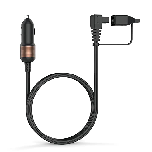Image of 12 /24 Volt DC Power Cord Cable for Car Refrigerator, Power Cord Cigarette Lighter and Car Cooler Box Plug with Mini Fridge 12V Plug Adaptor for Most Brand Portable Car Fridge Freezer