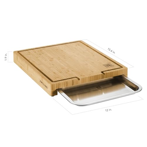 Tabla de Cortar ZWILLING en Bambú con Bandeja de Acero miniatura 2