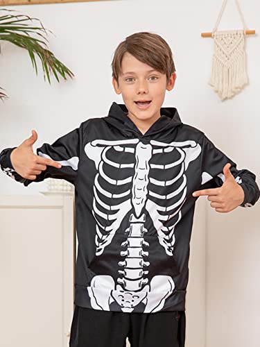 Image of Lovekider Boys Hoodies Sweatshirt Cool 3D Print Pullover with Big Pocket for Kids Fashion Warm Winter 6-16 Years