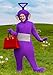 Fun Costumes Teletubbies Adult Tinky Winky Unisex, Purple Teletubbies Halloween Outfit for Men & Women, 90s Nostalgia X-Small