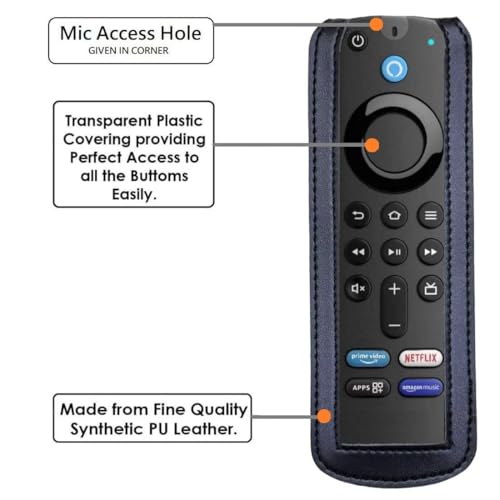 Zaoma Flip Cover for Alexa Voice Remote, Black - Image 4