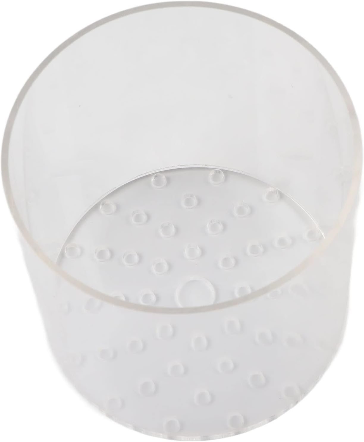 Acrylic Transparent Coral Feeder Cover, Shrimp Device for Aquarium Fish, Safe Coral Environment, to and Observe Coral Health (120mm)