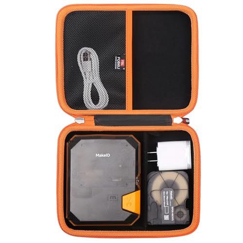 Funda Makeid P31 rígida para solucionar golpes y desorden de consumibles de etiquetadora 1