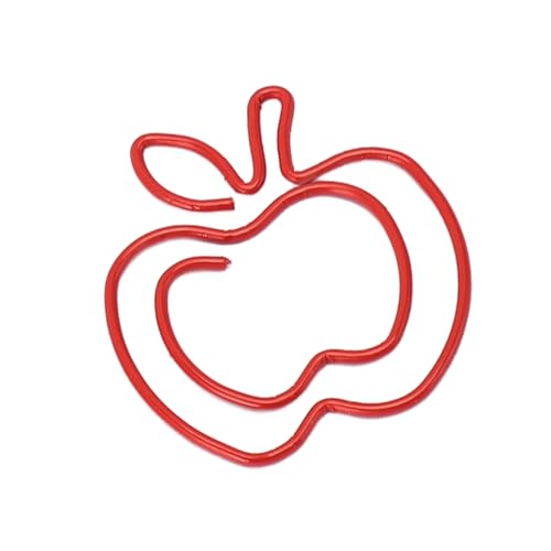 Clipe de Papel, Clipes de Papel Bonitos de Metal Galvanizado Decorativo 100 Peças Adoráveis ​​para E