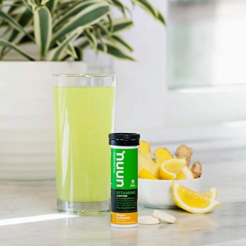 Nuun Vitamins: Vitamins + Electrolyte Drink Tablets, Ginger Lemonade, Box Of 8 Tubes (96 Servings), Enhanced Everyday Wellness & Energy,8 Count (Pack Of 1) #TOP3