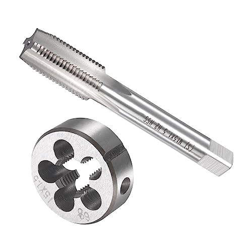CoCud Conjunto de torneira e matriz, rosca M15 x 1,5, rosca métrica de aço de alta velocidade e kit