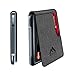 Tasche im günstig Kaufen-MURADIN Schlanker RFID-blockierender Metall-Kartenhalter, Taktische minimalistische Brieftasche für Männer, Elegante Bifold Herren-Geldbörse mit Geldclip (Grau)